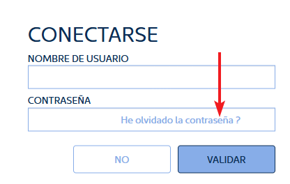 Contraseña olvidada