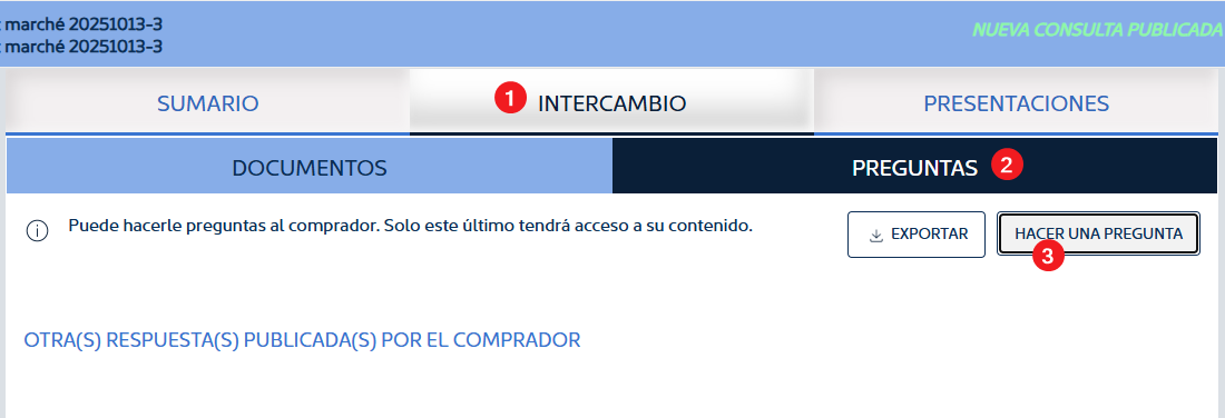 Hacer una pregunta